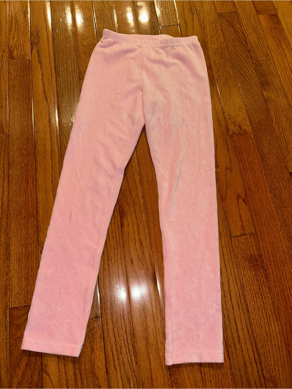 Gymboree Light Pink Girls Velour Leggings, Size 9